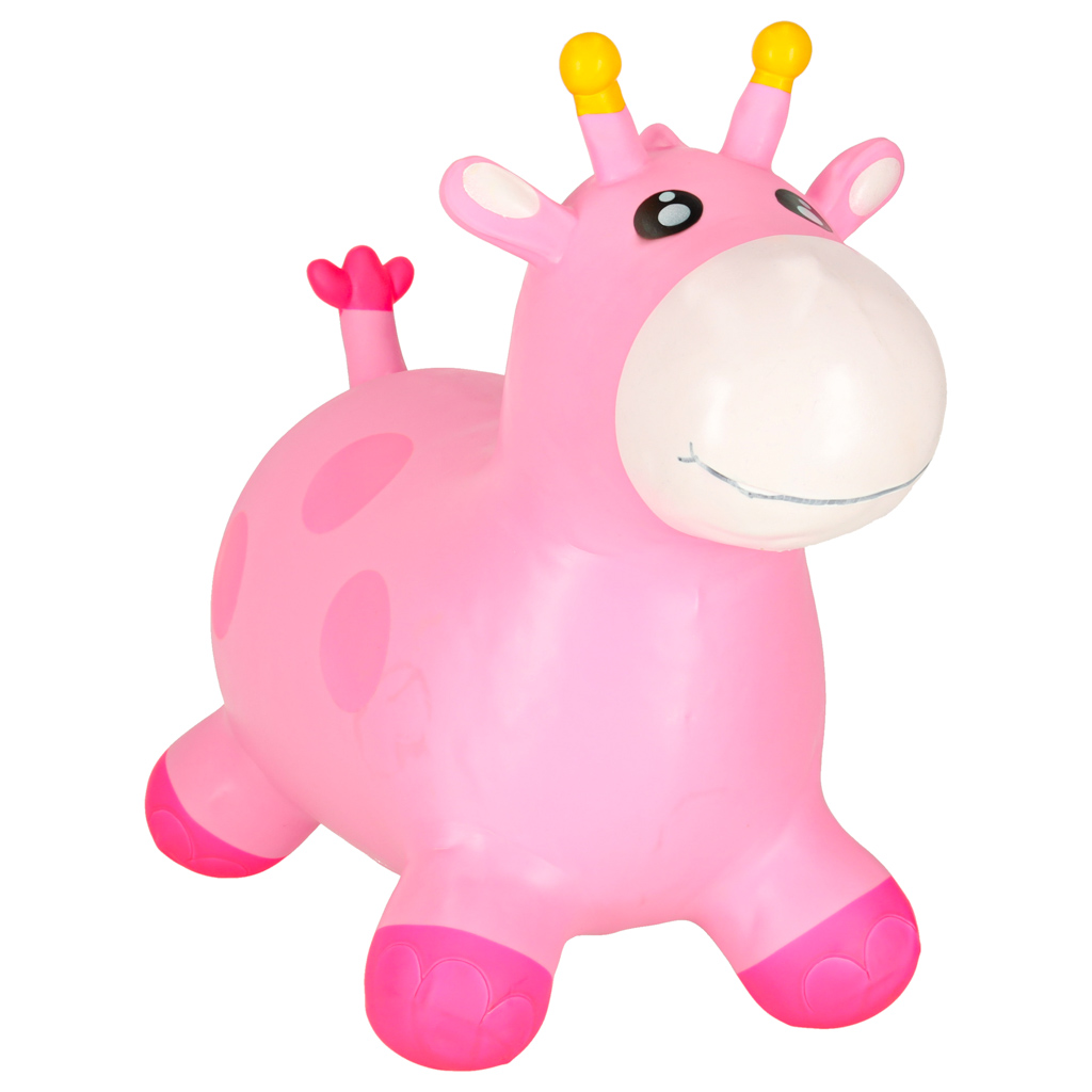 Ružičasta žirafa za skakanje