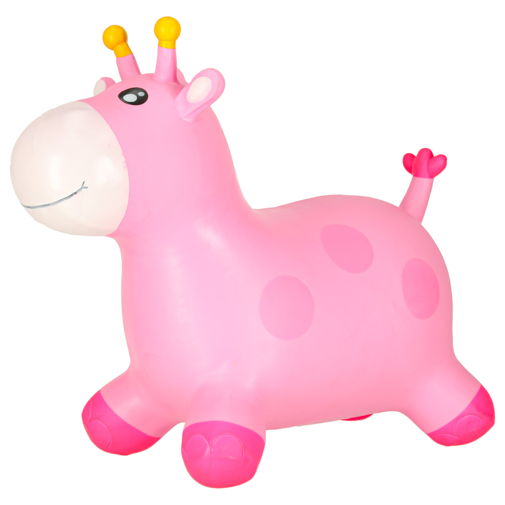 Ružičasta žirafa za skakanje