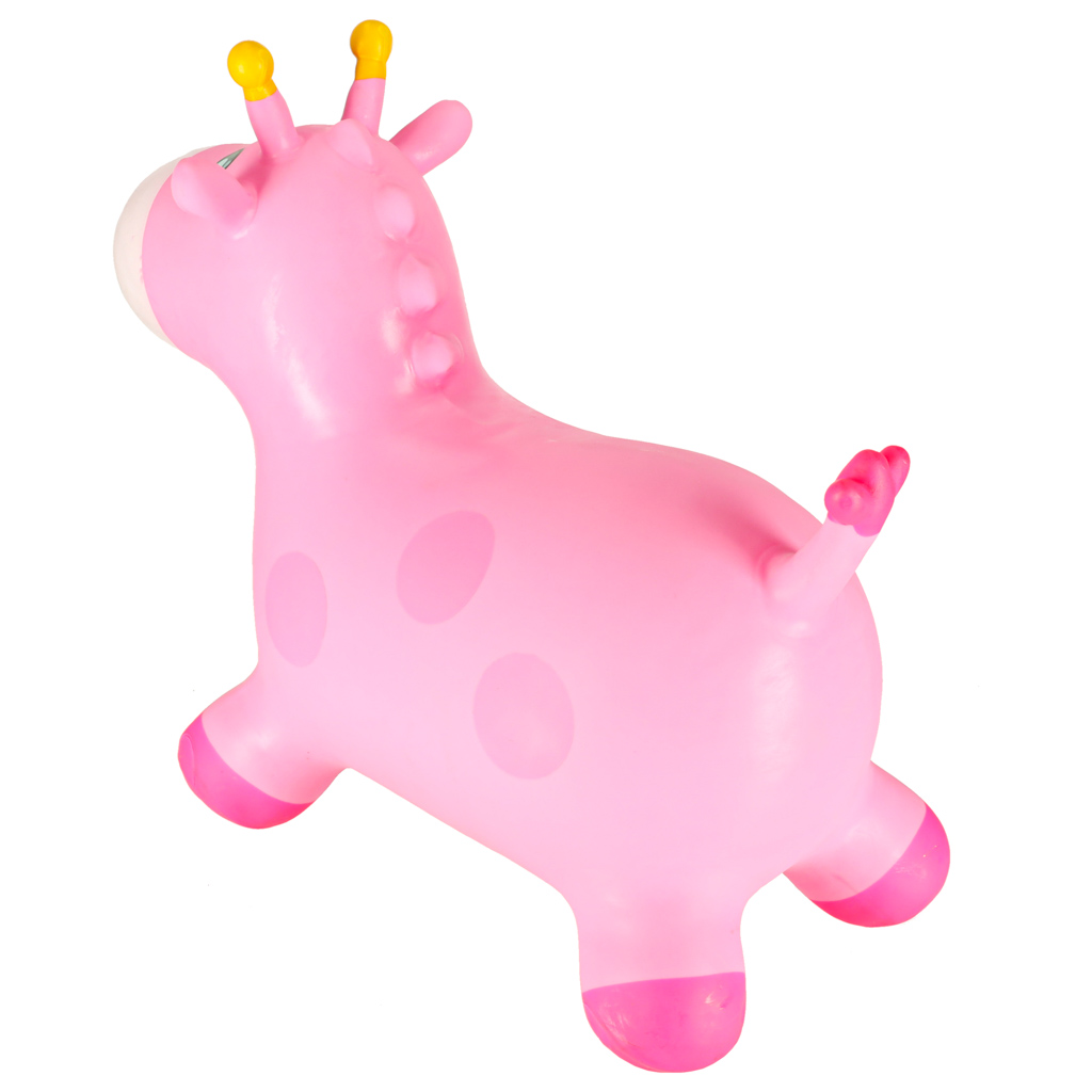 Ružičasta žirafa za skakanje
