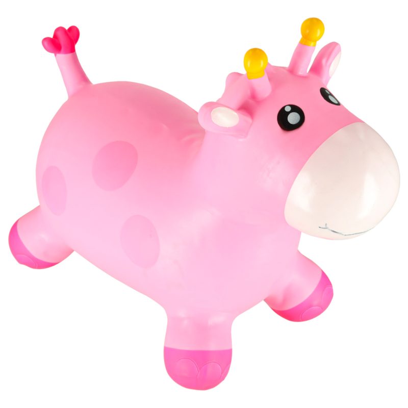 Ružičasta žirafa za skakanje