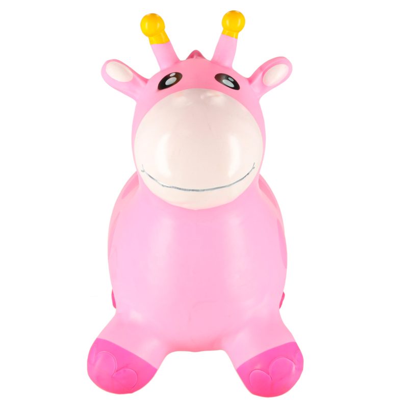 Ružičasta žirafa za skakanje
