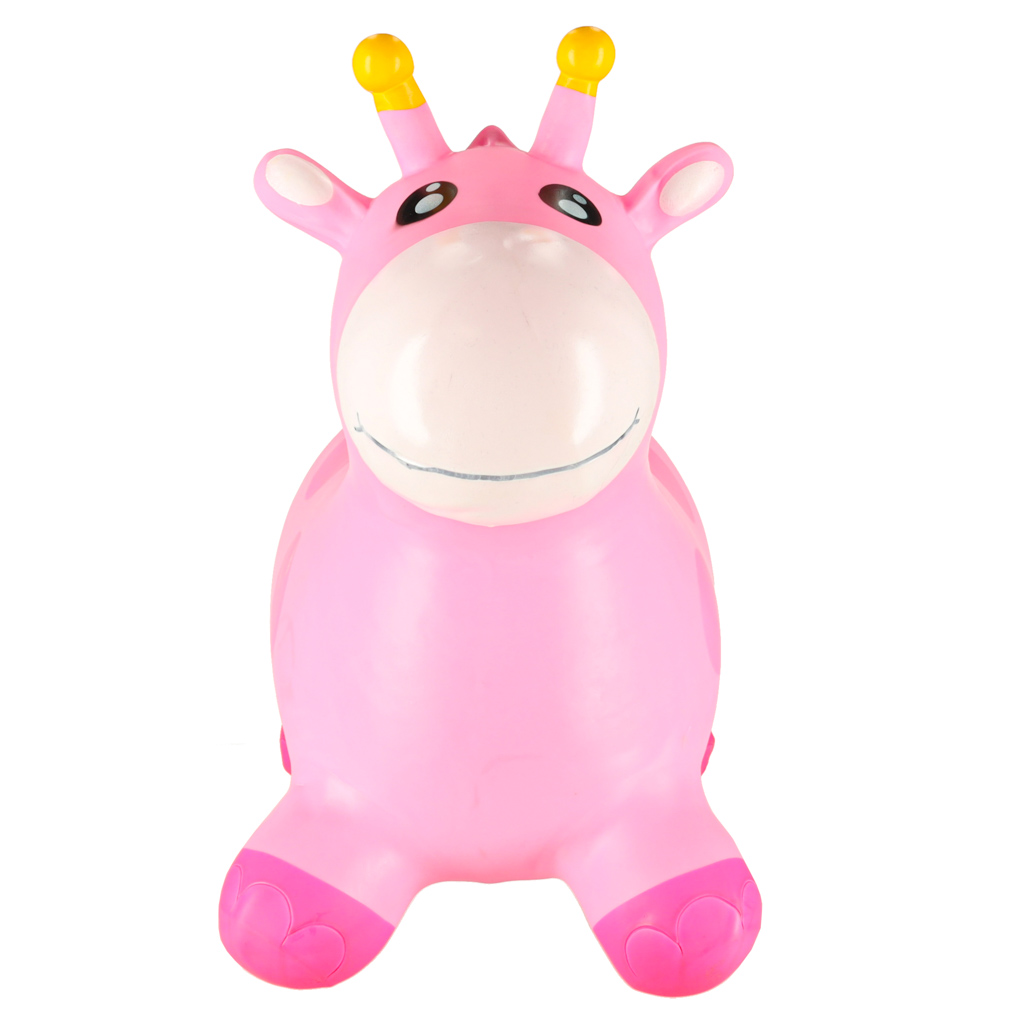Ružičasta žirafa za skakanje