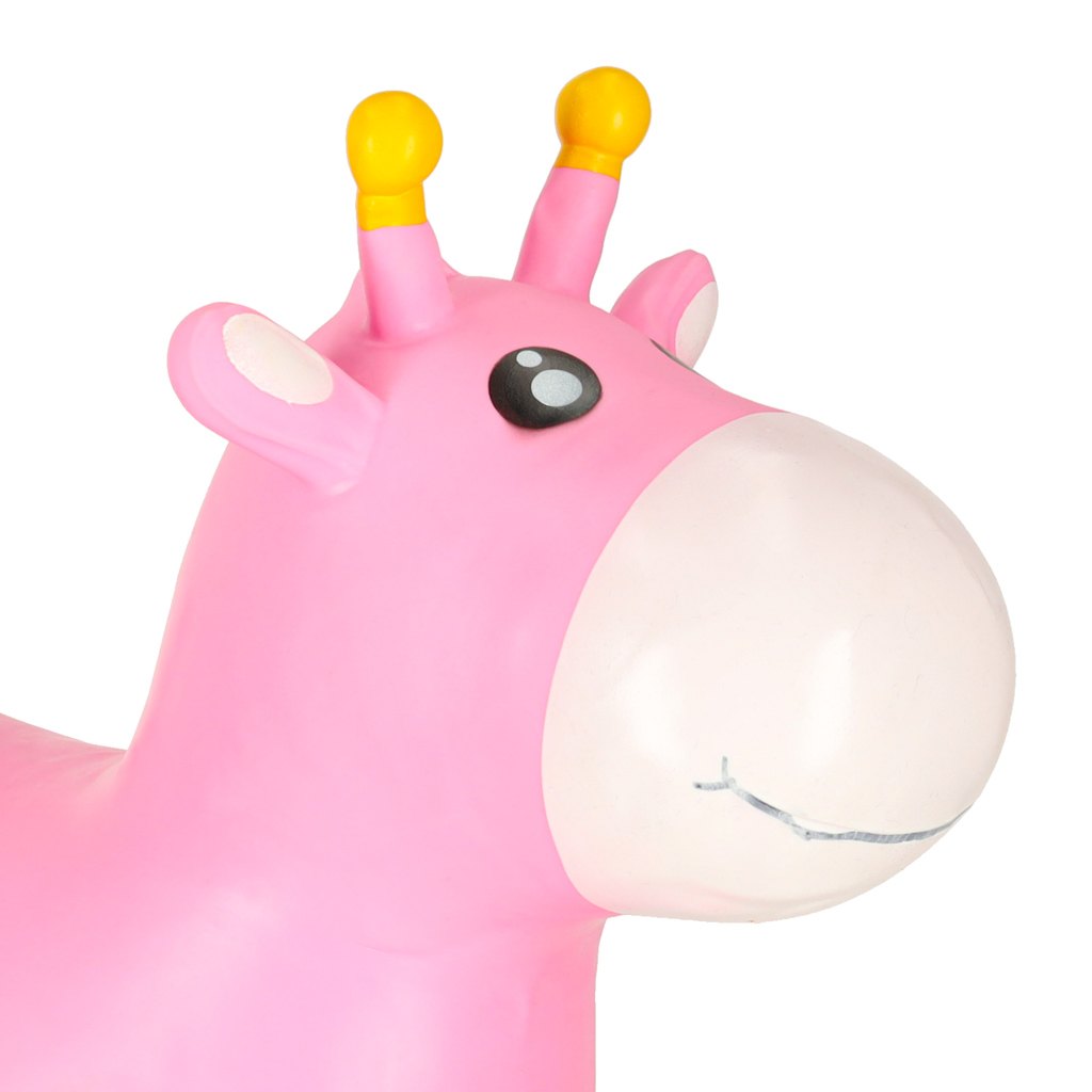 Ružičasta žirafa za skakanje