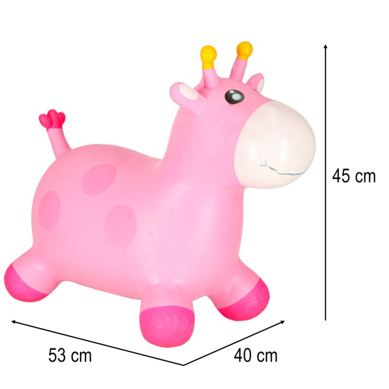 Ružičasta žirafa za skakanje