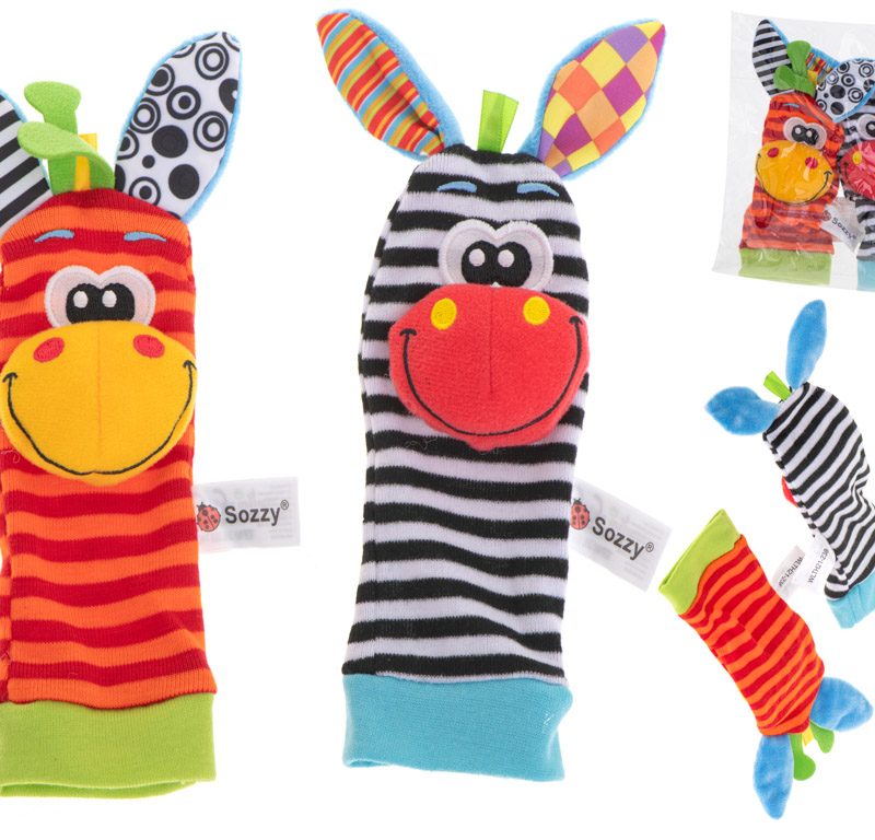 Čarapice za stopala sa zvečkom, 2 kom