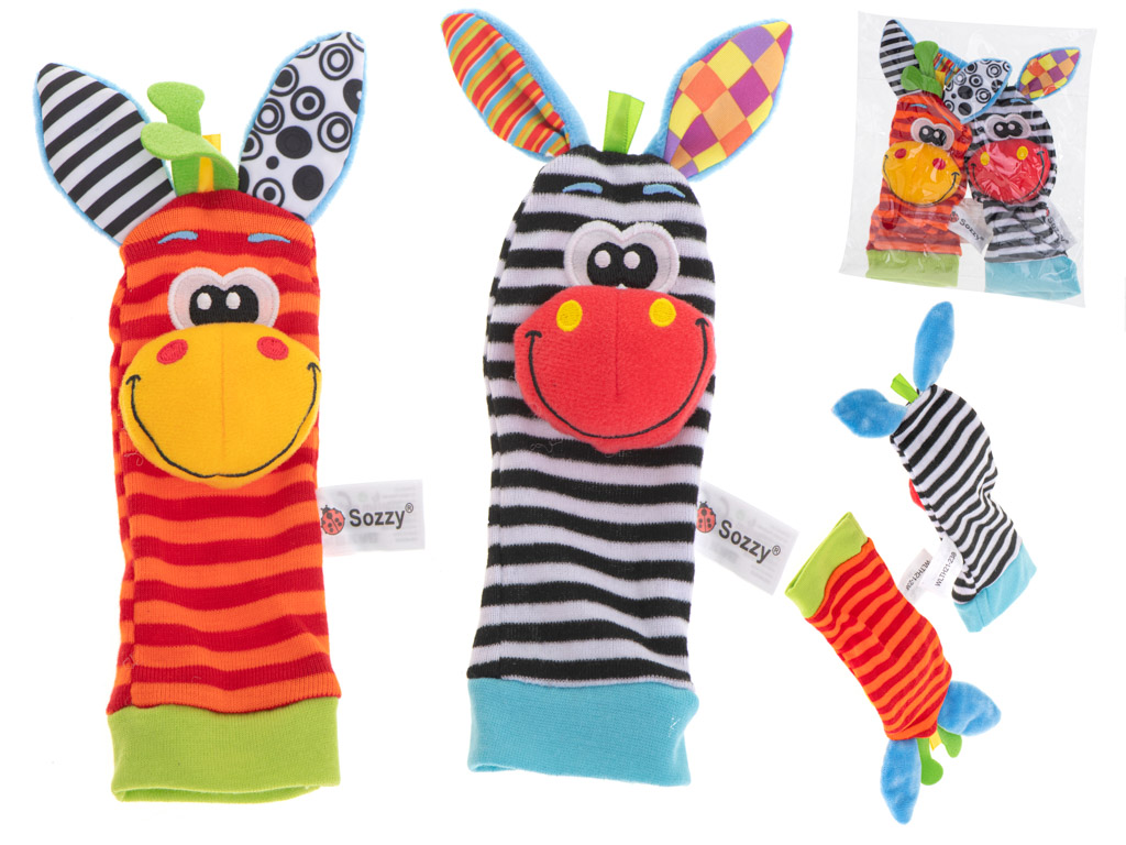 Čarapice za stopala sa zvečkom, 2 kom