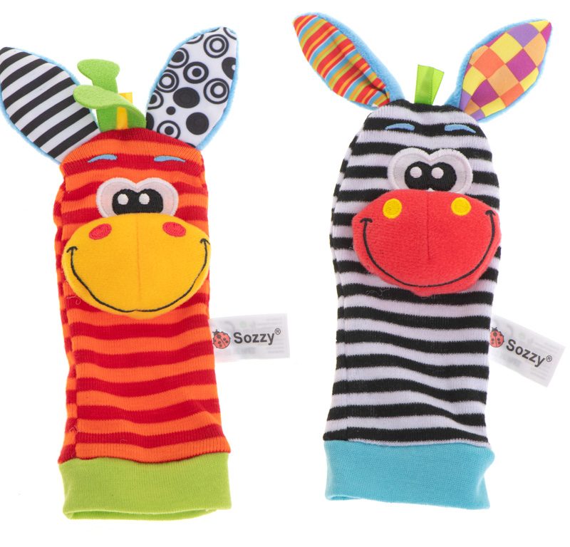 Čarapice za stopala sa zvečkom, 2 kom