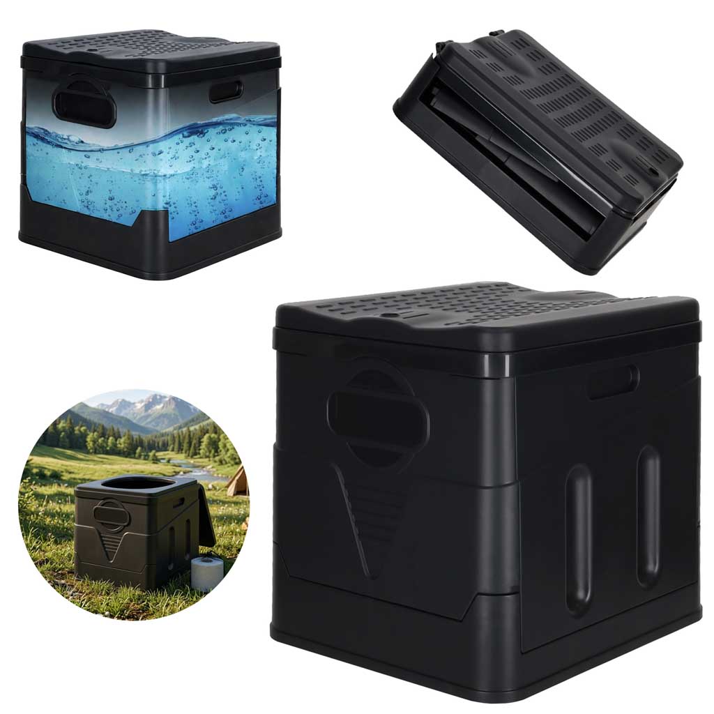 Prijenosni sklopivi putni WC, 20l
