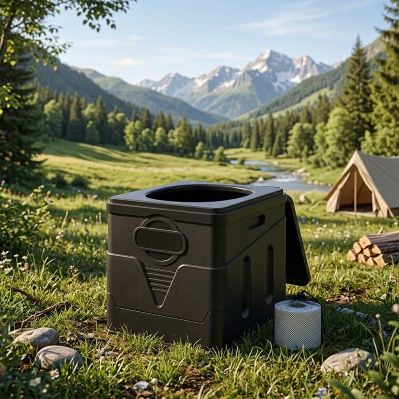 Prijenosni sklopivi putni WC, 20l