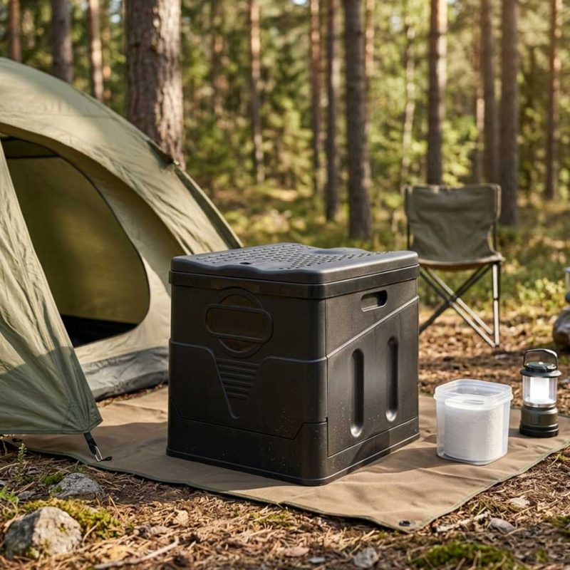 Prijenosni sklopivi putni WC, 20l