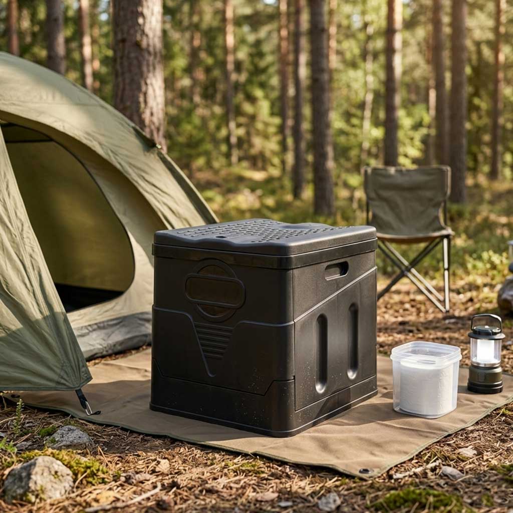Prijenosni sklopivi putni WC, 20l