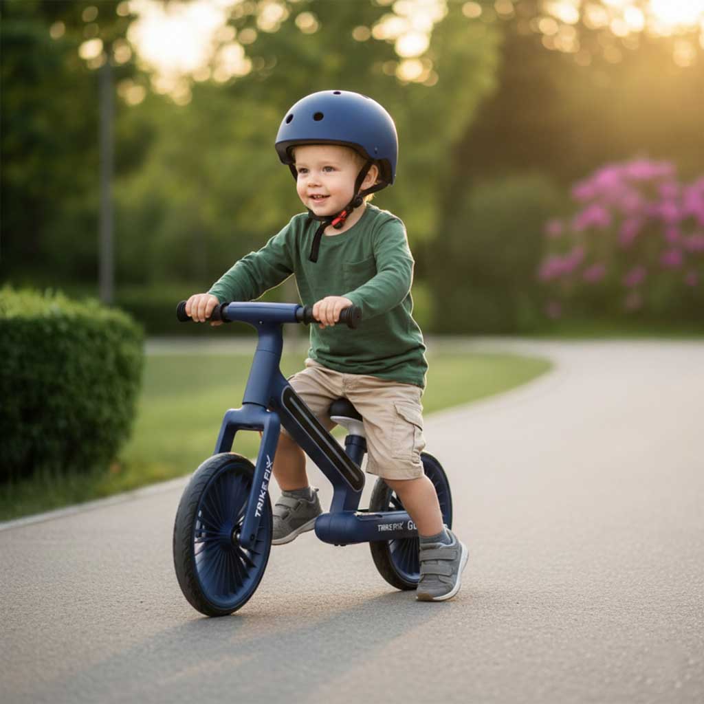 Trike Fix Glow balans bicikl LED mornarsko plavi