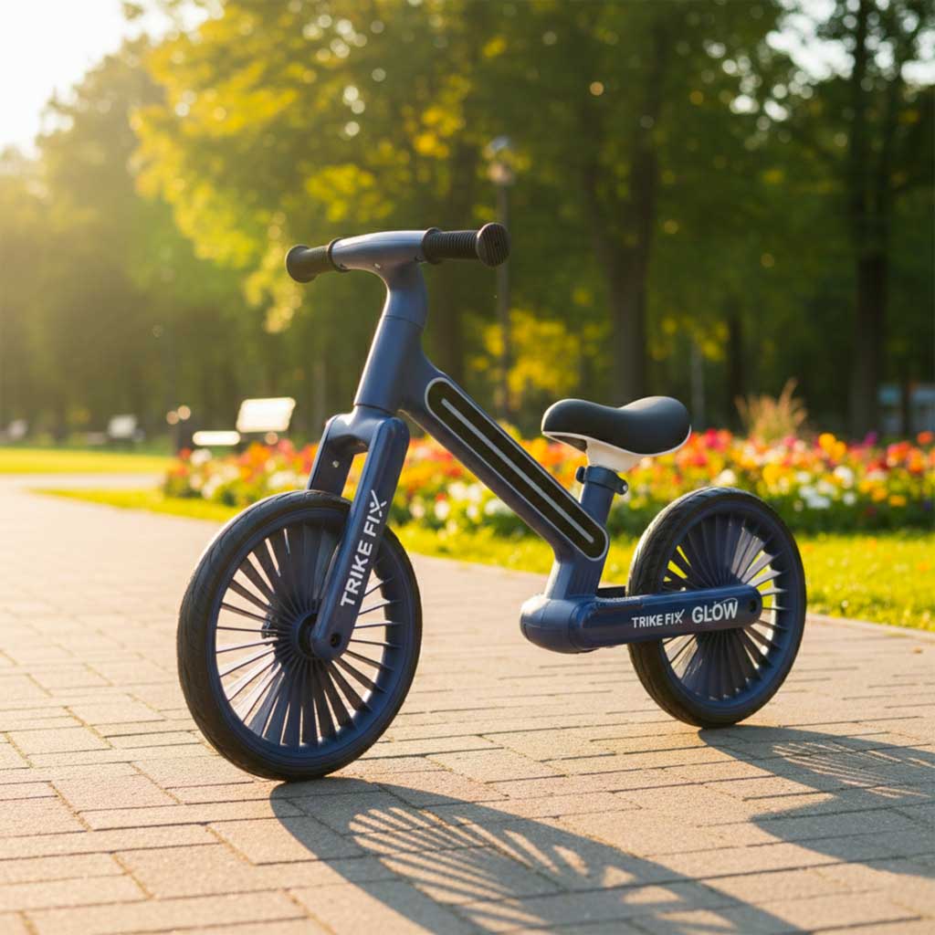 Trike Fix Glow balans bicikl LED mornarsko plavi
