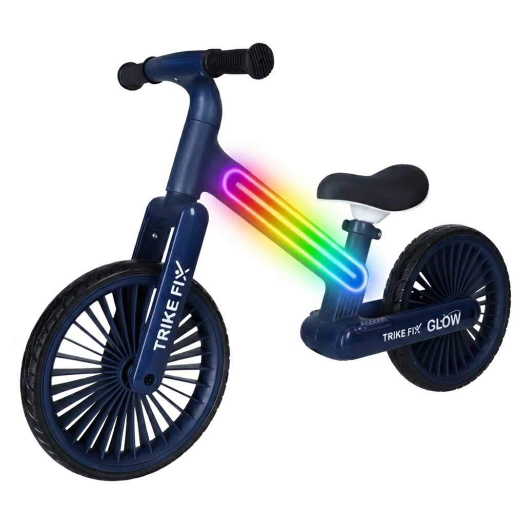Trike Fix Glow balans bicikl LED mornarsko plavi