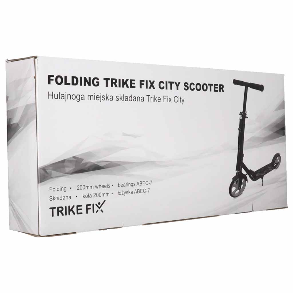 Trike Fix gradski skuter sklopivi s kotačima 200 mm, sivi