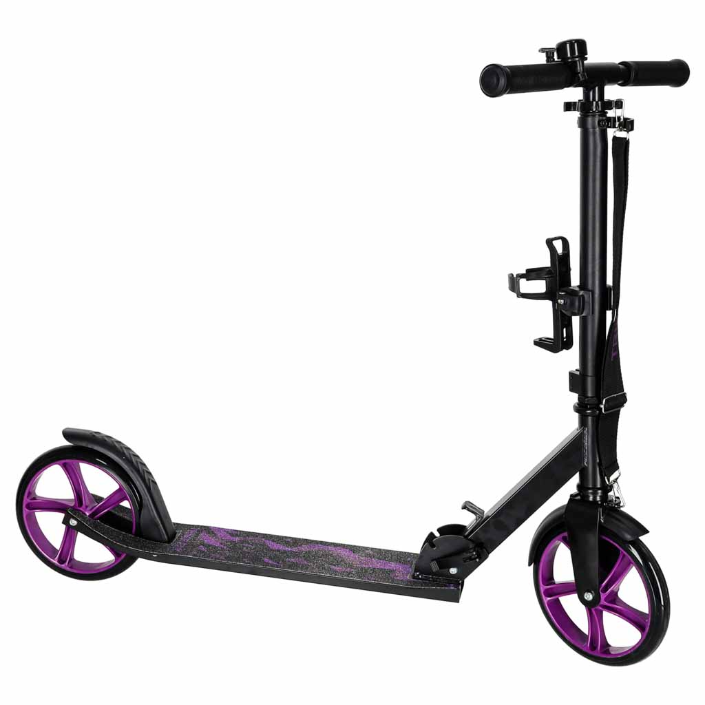 Trike Fix gradski skuter sklopivi s kotačima 200 mm, ljubičasti