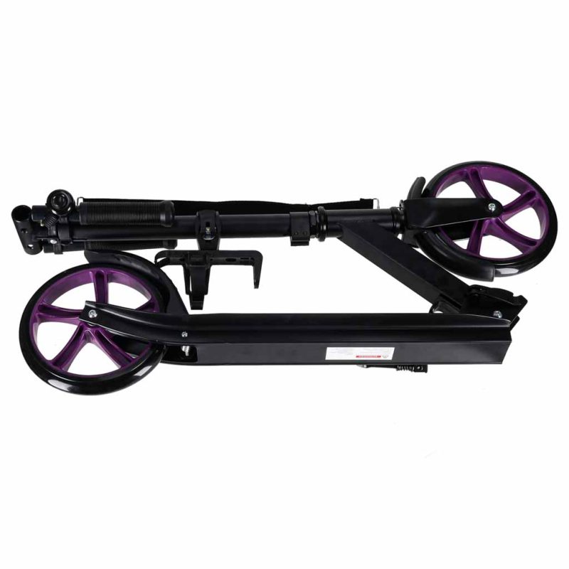 Trike Fix gradski skuter sklopivi s kotačima 200 mm, ljubičasti