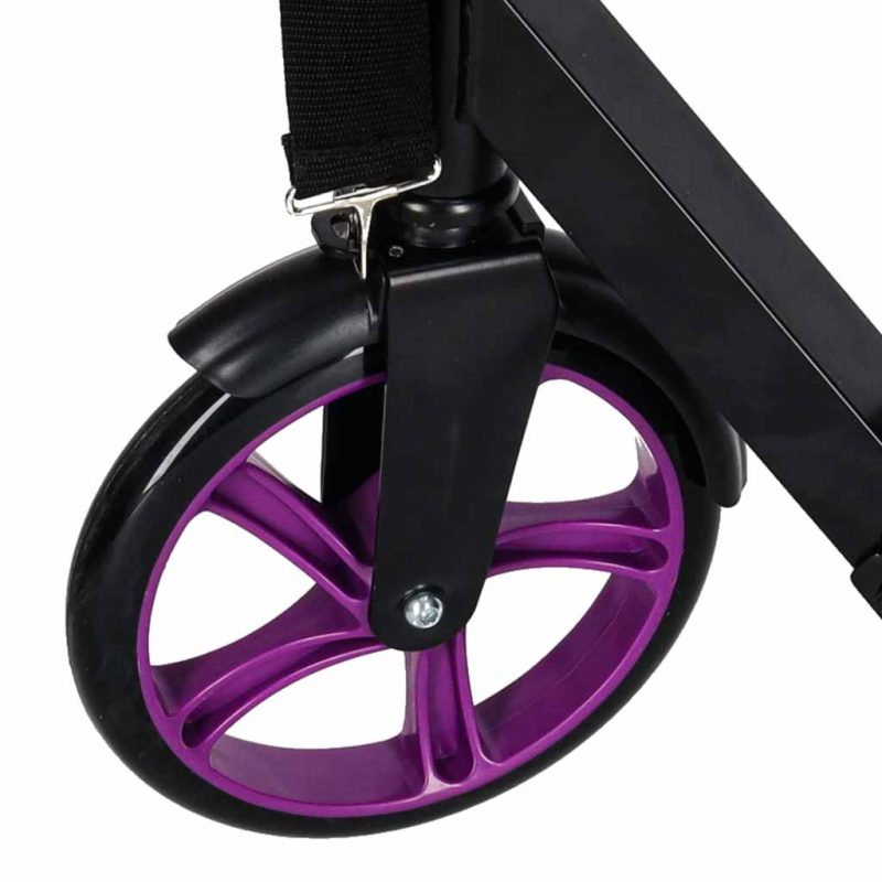 Trike Fix gradski skuter sklopivi s kotačima 200 mm, ljubičasti