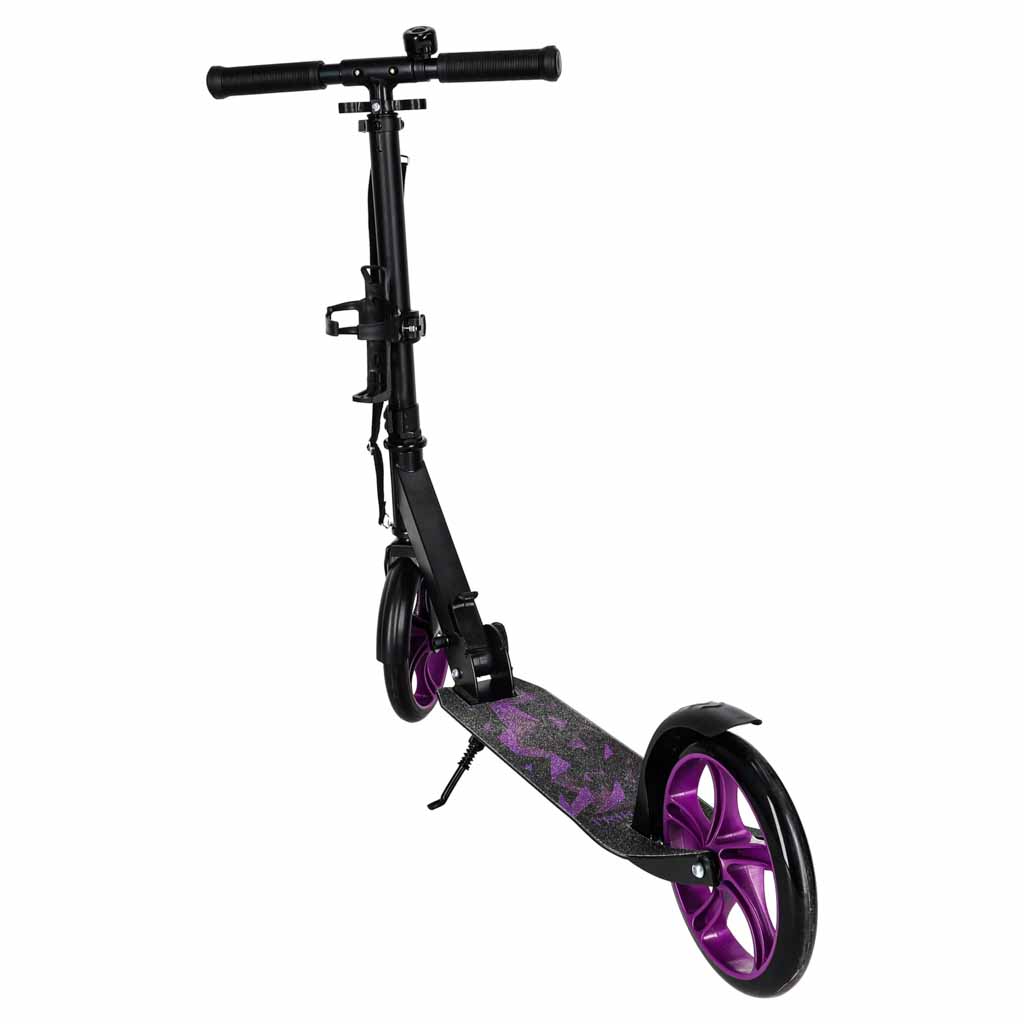 Trike Fix gradski skuter sklopivi s kotačima 200 mm, ljubičasti