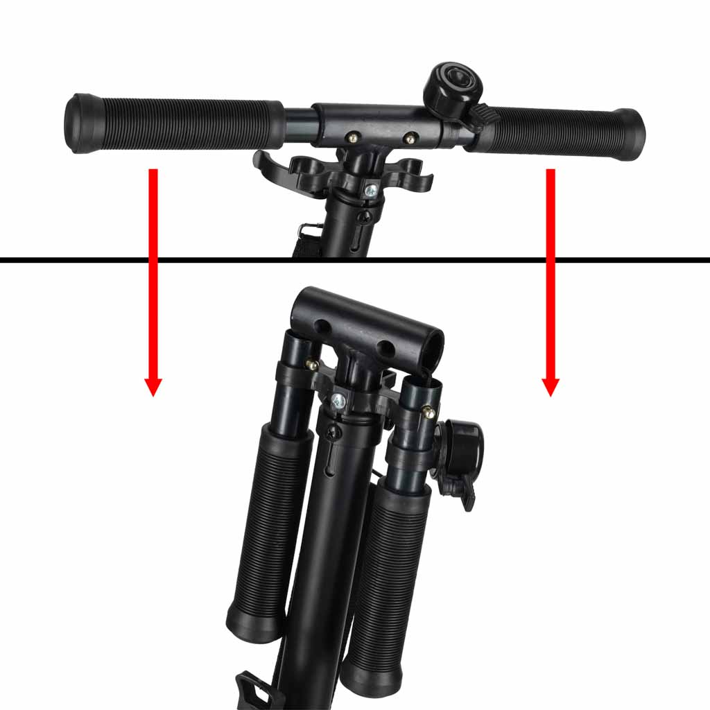 Trike Fix gradski skuter sklopivi s kotačima 200 mm, ljubičasti