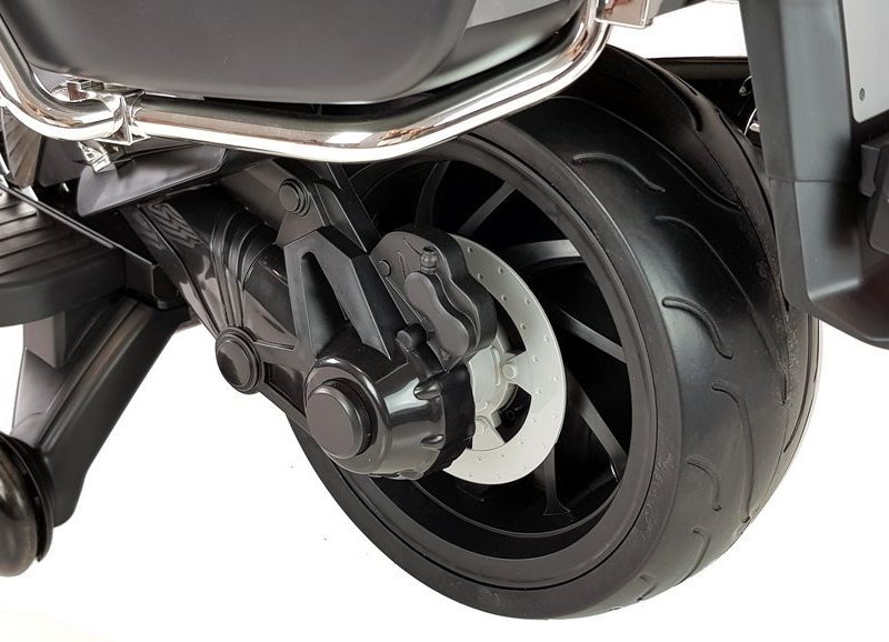 Policijski BMW motor na akumulator bijeli