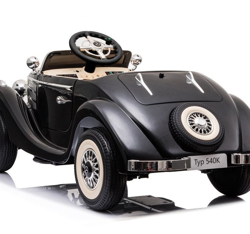 Automobil na akumulator Mercedes 540K crni