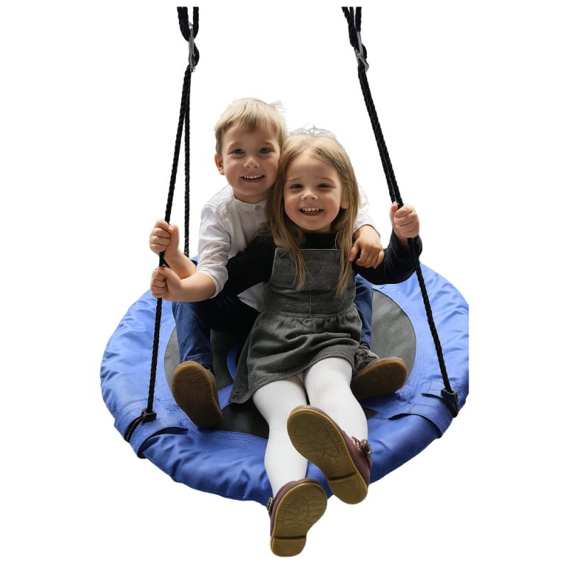 Vrtna ljuljačka Rodino gnijezdo za djecu plava 80 cm