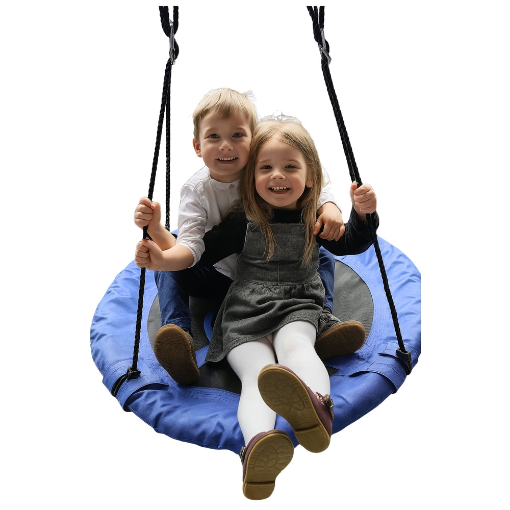 Vrtna ljuljačka Rodino gnijezdo za djecu plava 80 cm