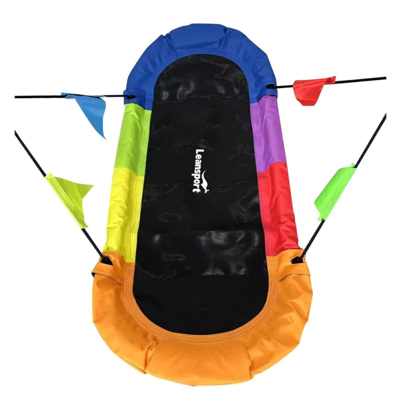 Vrtna ljuljačka Rodino gnijezdo pravokutno šareno 167 x 75 cm