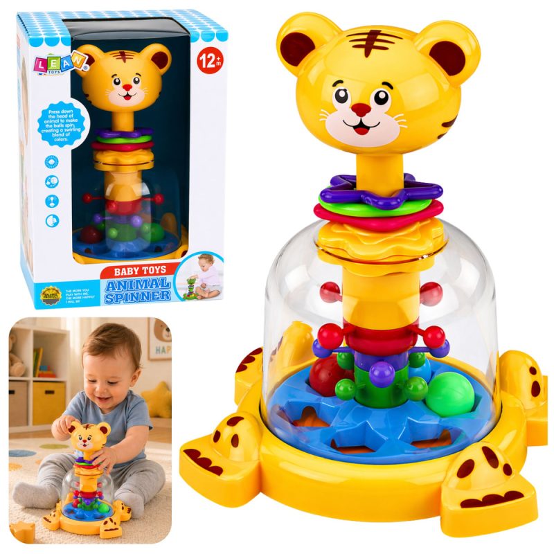 Interaktivni vrtuljak s lopticama za bebe Tigar