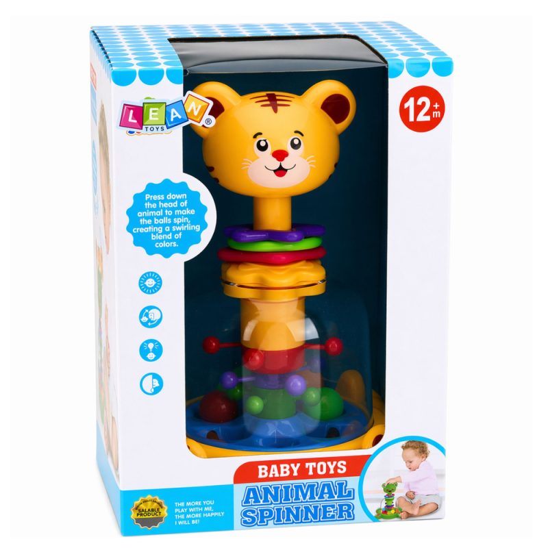 Interaktivni vrtuljak s lopticama za bebe Tigar