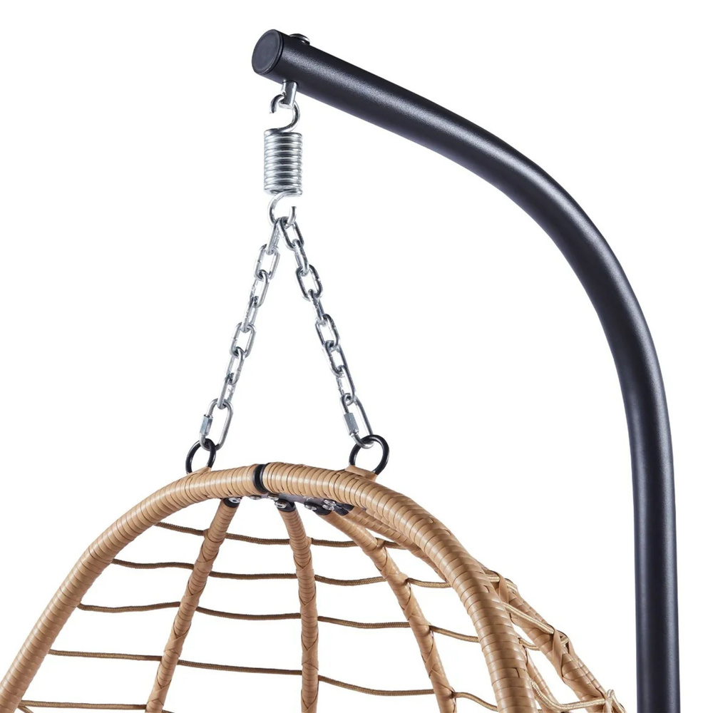 Viseća stolica za ljuljanje, smeđi okvir