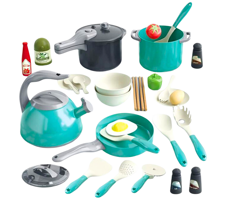 Mali Chef set lonaca i posuđa za hranu 33 el