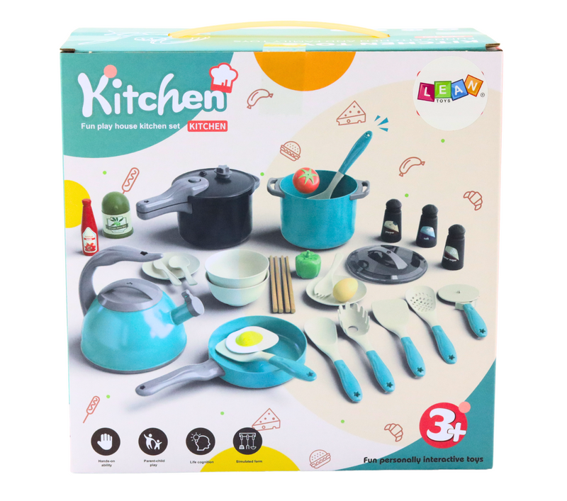 Mali Chef set lonaca i posuđa za hranu 33 el