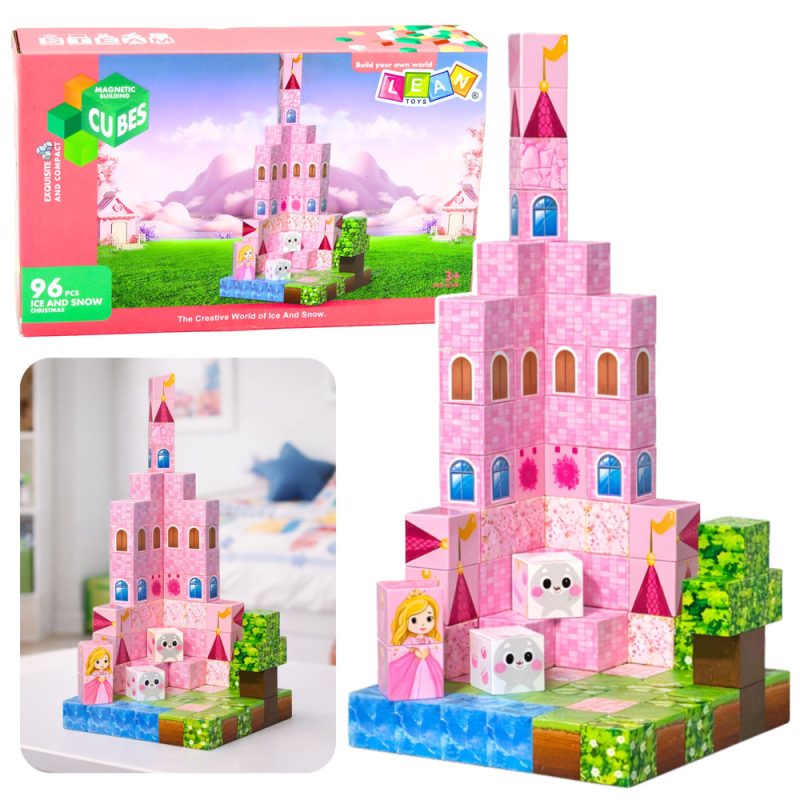 Magnetne kocke Pikseli Dvorac princeze 96 kom