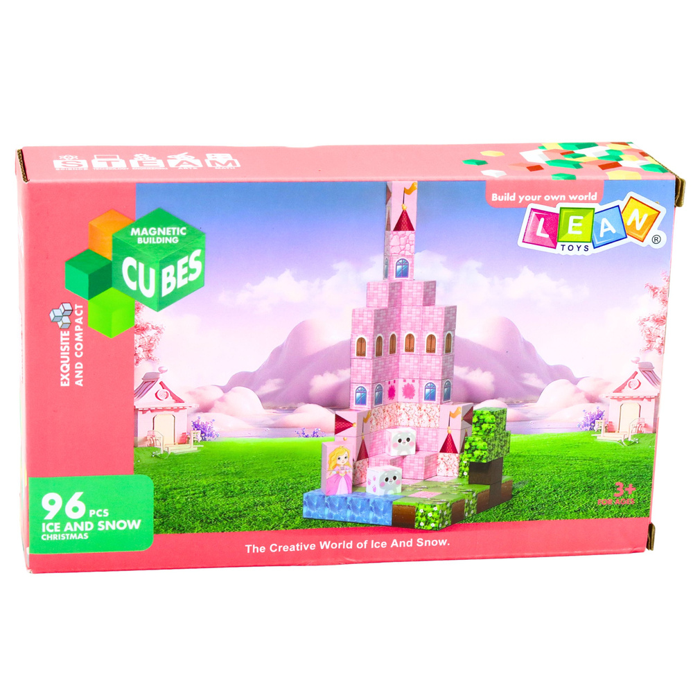 Magnetne kocke Pikseli Dvorac princeze 96 kom