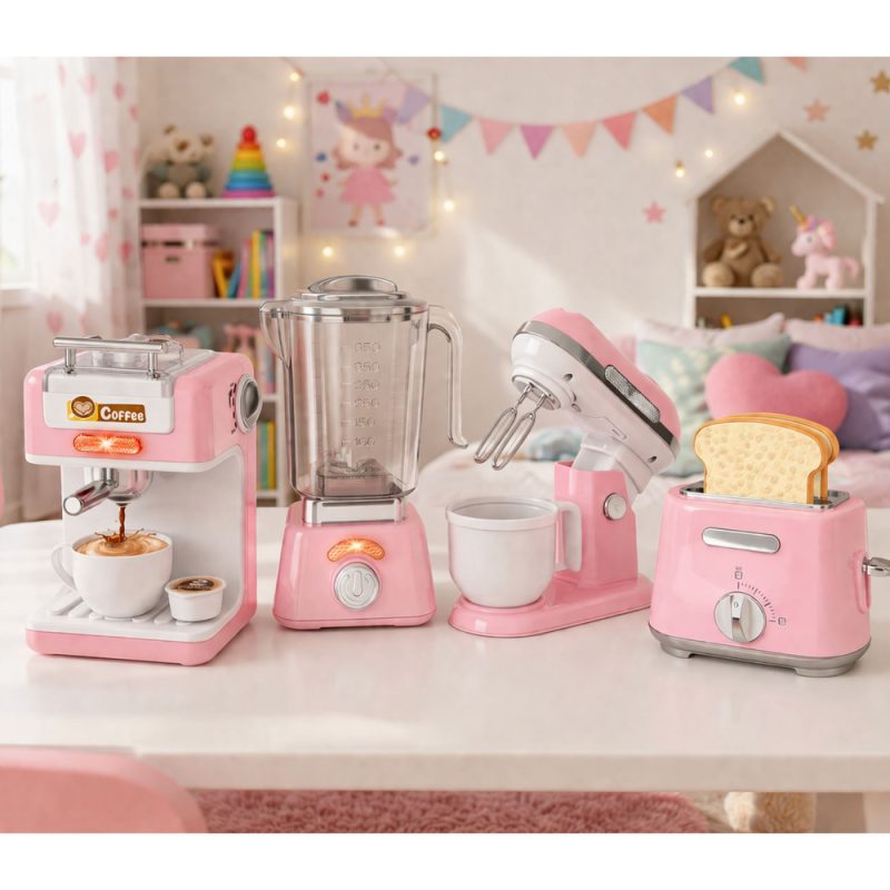 Set malih kućanskih aparata za djecu: kuhinjski aparati na baterije, svjetla i zvukovi