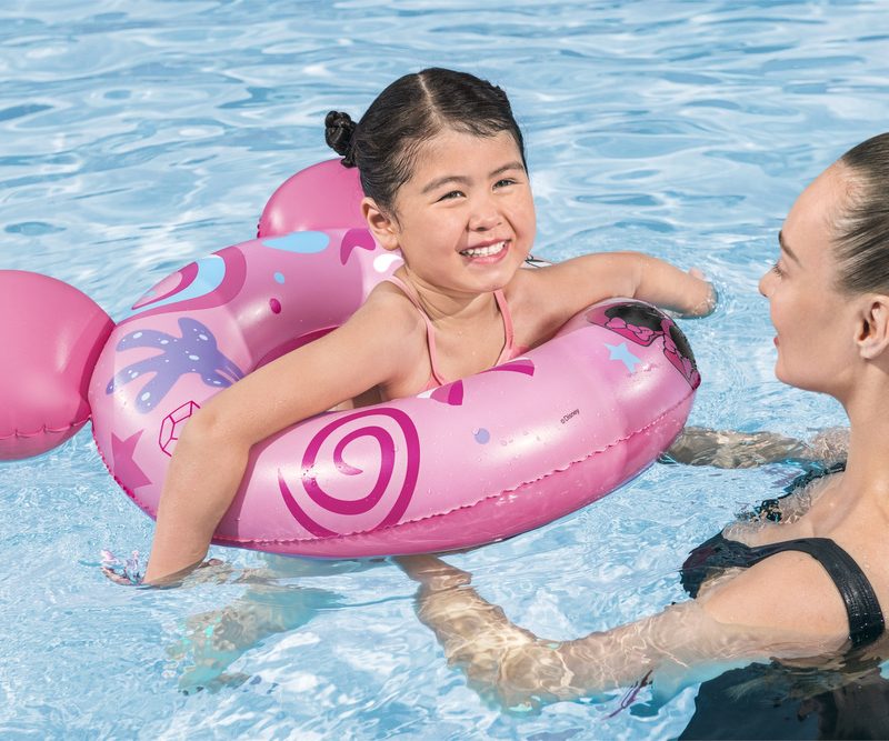 Kolut za plivanje s ušima Minnie Mouse 74 cm x 76 cm Bestway 9102N