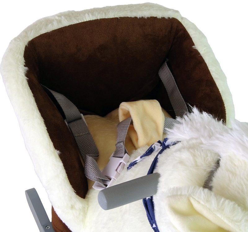 Konjić za ljuljanje jednorog bež