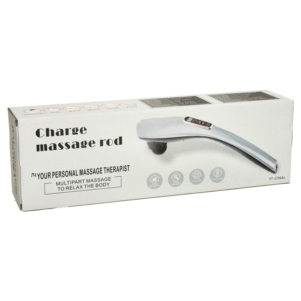 Masažer za leđa, vibrirajući masažer za vrat, 6 glava, bežični set, 6 u 1