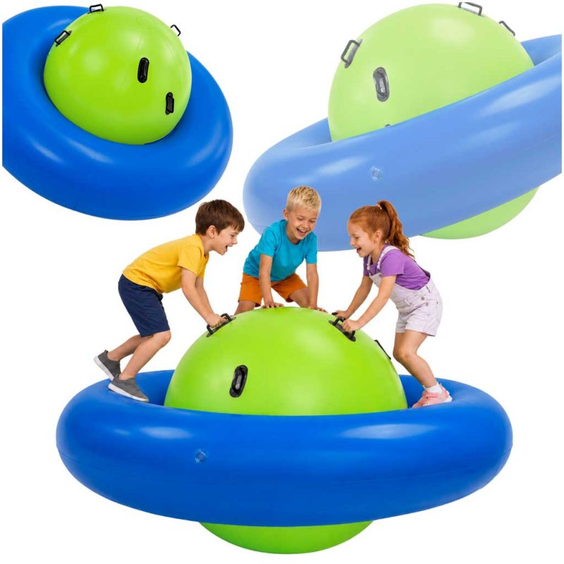 Inflatable-rocking-balance-swing-for-3-children-with-handles-187035 Napuhana ljuljačka za ravnotežu za 3 djece s ručkama