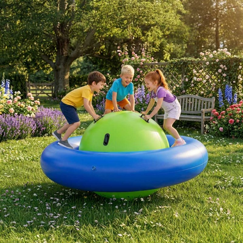 Inflatable-rocking-balance-swing-for-3-children-with-handles-187045 Napuhana ljuljačka za ravnotežu za 3 djece s ručkama