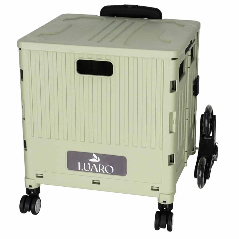 LUARO-shopping-transport-cart-folding-8-wheels-lid-186294 LUARO kolica za kupovinu s poklopcem, 8 kotača, sklopiva