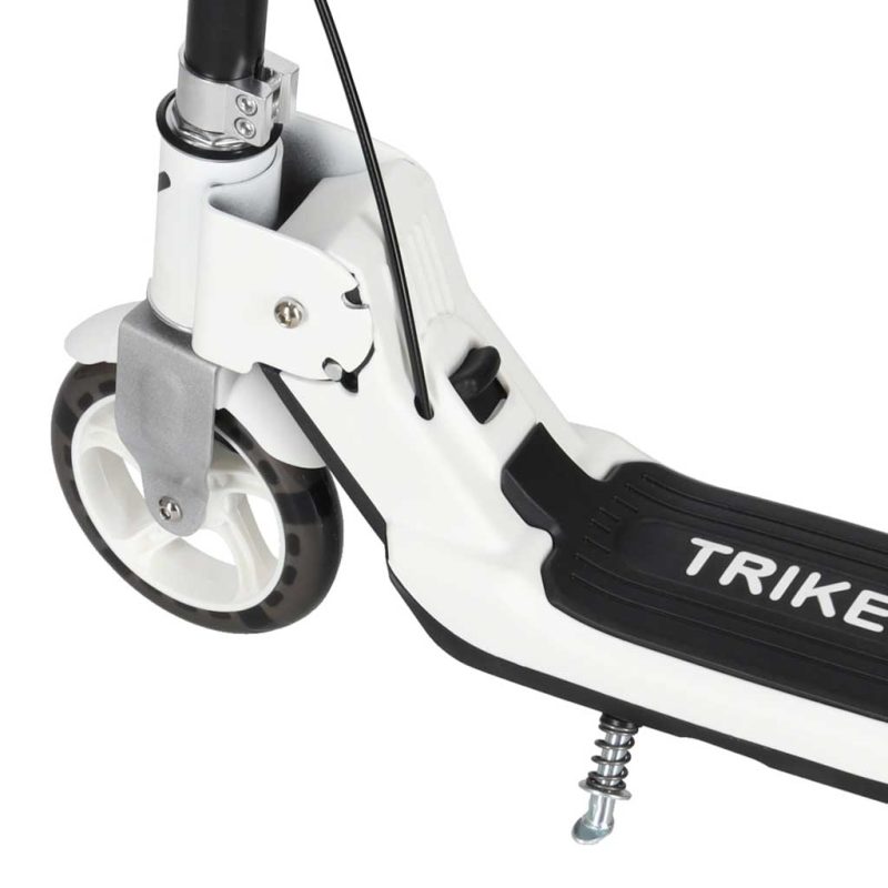 TRIKE FIX dječji romobil na dva kotača s LED osvjetljenjem i dvostrukim kočnicama, crni