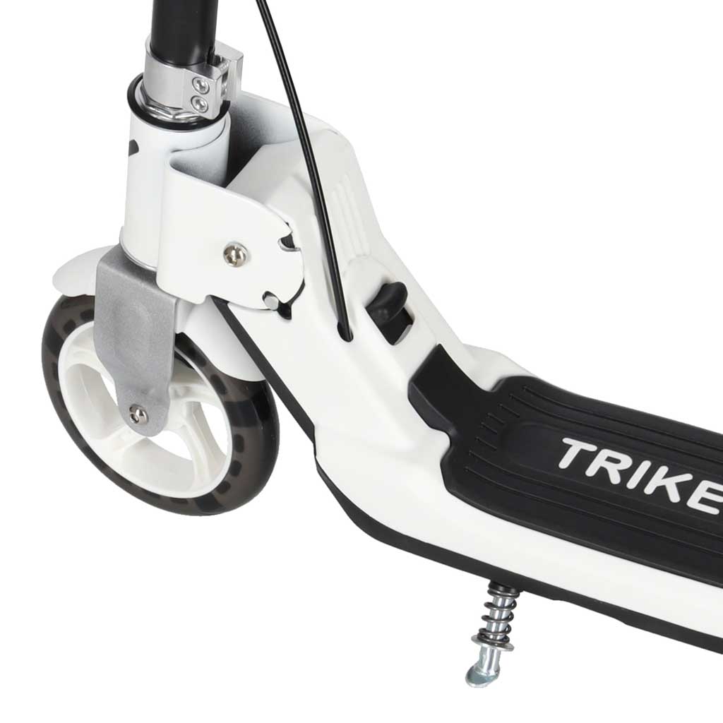 TRIKE FIX dječji romobil na dva kotača s LED osvjetljenjem i dvostrukim kočnicama, crni