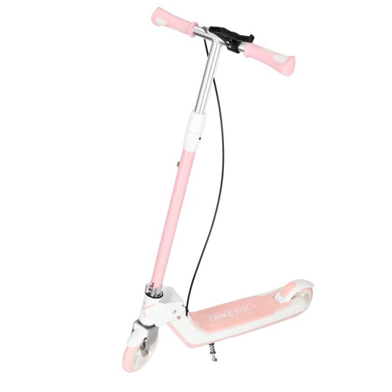 TRIKE-FIX-children-s-scooter-two-wheel-LED-folding-double-brakes-pink-186754 TRIKE FIX dječji romobil na dva kotača s LED osvjetljenjem i dvostrukim kočnicama, roza