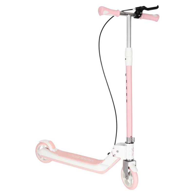 TRIKE-FIX-children-s-scooter-two-wheel-LED-folding-double-brakes-pink-186755 TRIKE FIX dječji romobil na dva kotača s LED osvjetljenjem i dvostrukim kočnicama, roza