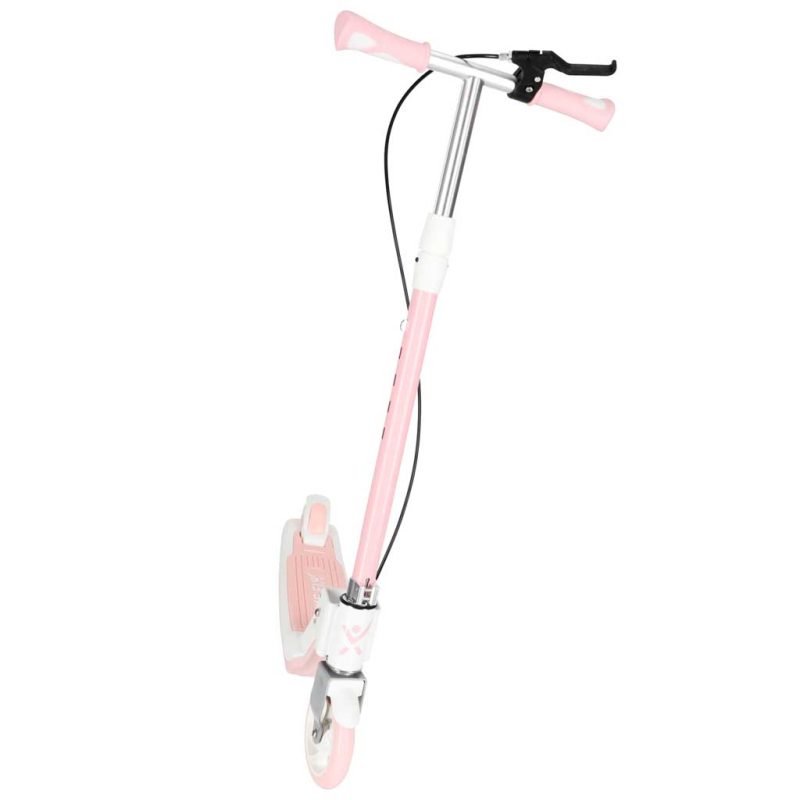 TRIKE-FIX-children-s-scooter-two-wheel-LED-folding-double-brakes-pink-186756 TRIKE FIX dječji romobil na dva kotača s LED osvjetljenjem i dvostrukim kočnicama, roza