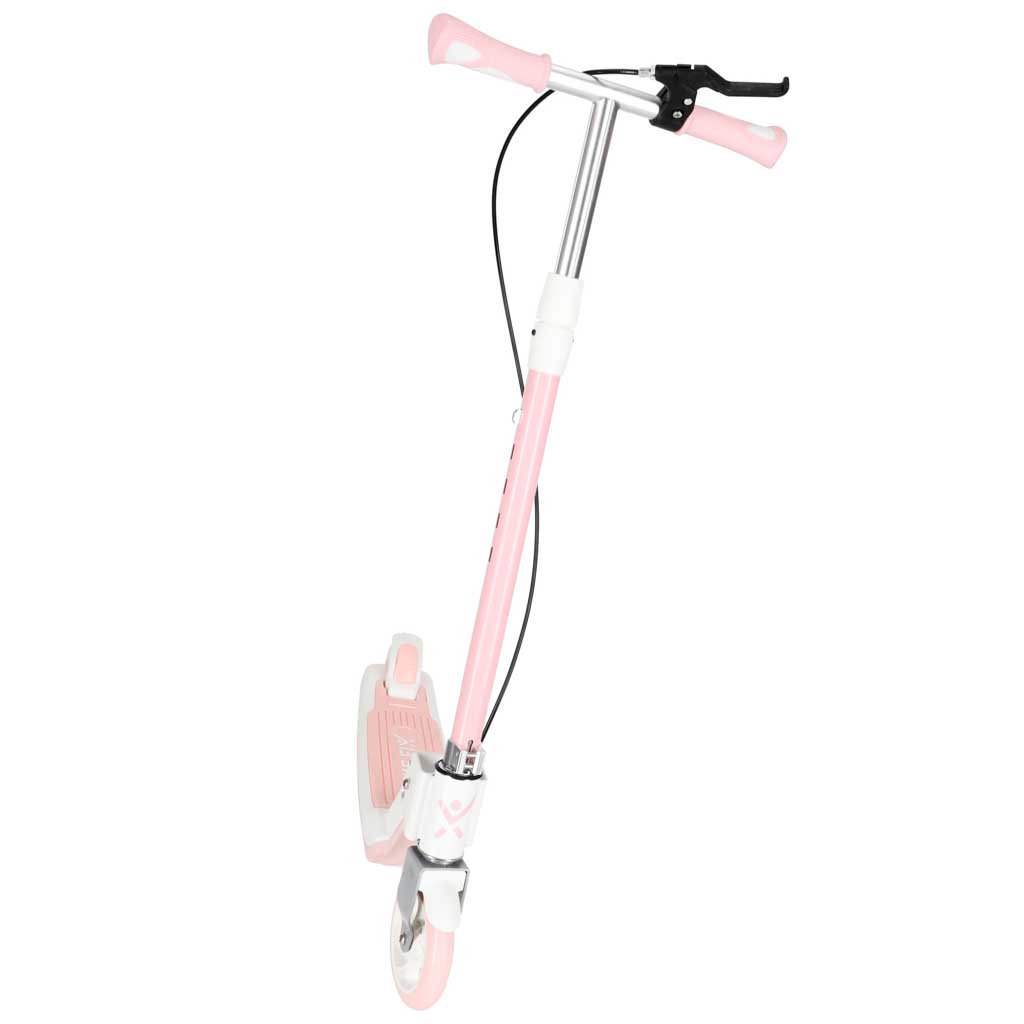 TRIKE-FIX-children-s-scooter-two-wheel-LED-folding-double-brakes-pink-186756 TRIKE FIX dječji romobil na dva kotača s LED osvjetljenjem i dvostrukim kočnicama, roza