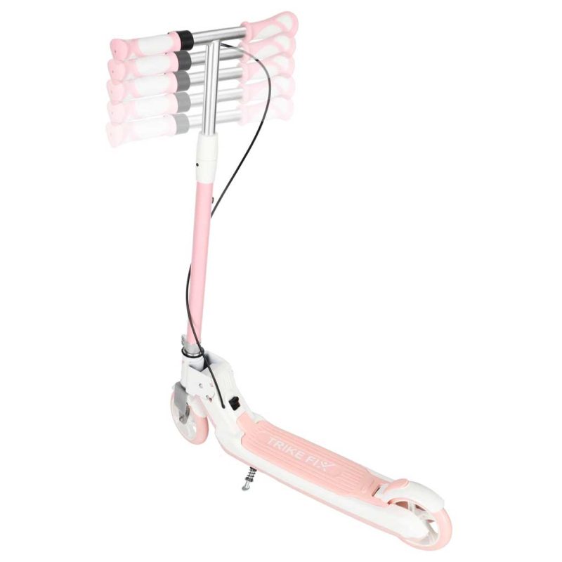 TRIKE-FIX-children-s-scooter-two-wheel-LED-folding-double-brakes-pink-186757 TRIKE FIX dječji romobil na dva kotača s LED osvjetljenjem i dvostrukim kočnicama, roza